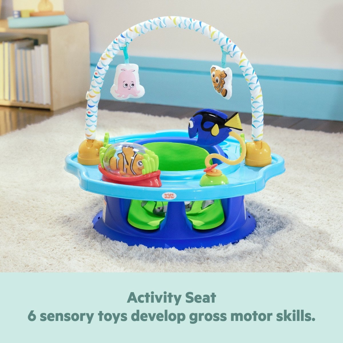 BRIGHT STARTS™ FINDING NEMO SUPERSEAT 3 - IN - 1 SEAT - Premium for Kids in Qatar | Toysaro.com
