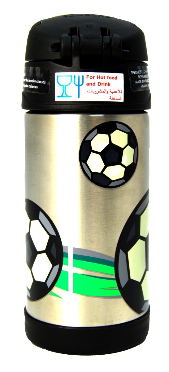 THERMOS - FUNTAINER STAINLESS STEEL HYDRATION/WATER BOTTLE - FOOT BALL - 355 ML - Premium for Kids in Qatar | Toysaro.com