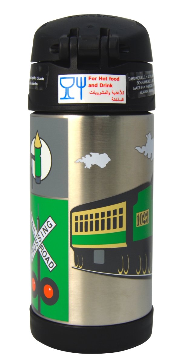 THERMOS - FUNTAINER STAINLESS STEEL HYDRATION/WATER BOTTLE - TRAIN - 355 ML - Premium for Kids in Qatar | Toysaro.com