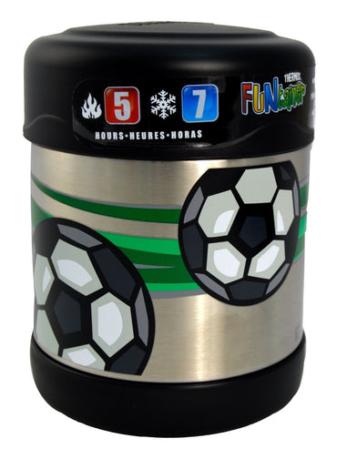 THERMOS FUNTAINER STAINLESS STEEL FOOD JAR - FOOT BALL - 290 ML - Premium for Kids in Qatar | Toysaro.com