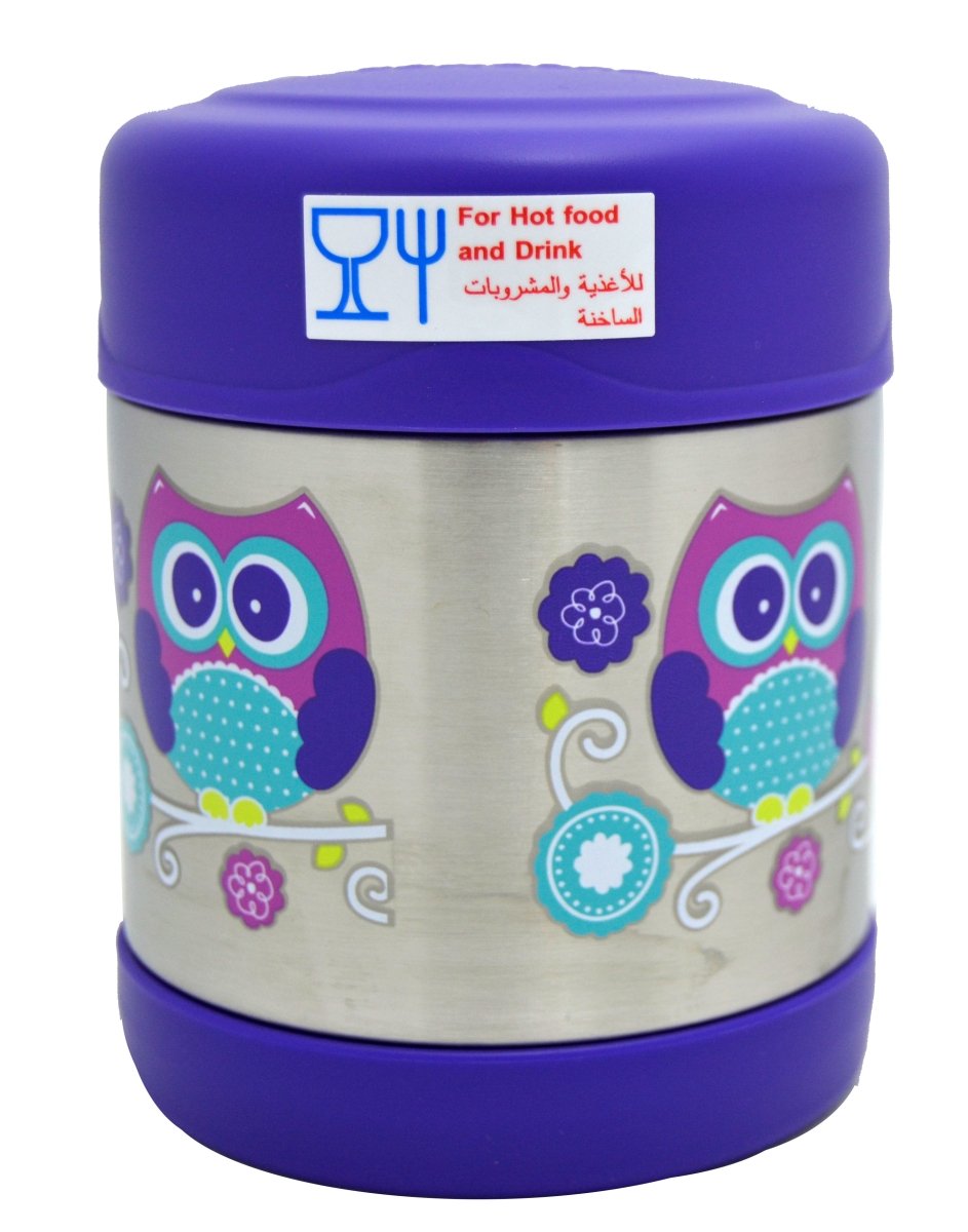 THERMOS FUNTAINER STAINLESS STEEL FOOD JAR - OWL - 290 ML - Premium for Kids in Qatar | Toysaro.com