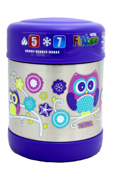 THERMOS FUNTAINER STAINLESS STEEL FOOD JAR - OWL - 290 ML - Premium for Kids in Qatar | Toysaro.com