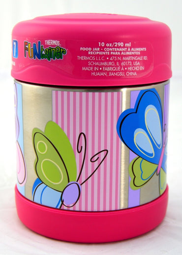 THERMOS FUNTAINER STAINLESS STEEL FOOD JAR - BUTTERFLY - 290 ML - Premium for Kids in Qatar | Toysaro.com