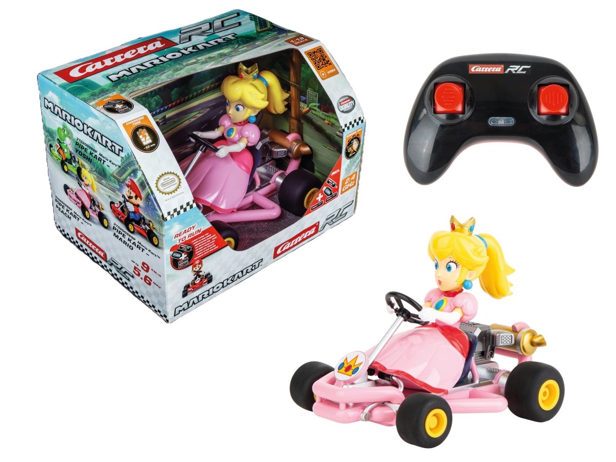 RC MARIO KART PIPE KART PEACH - Premium for Kids in Qatar | Toysaro.com