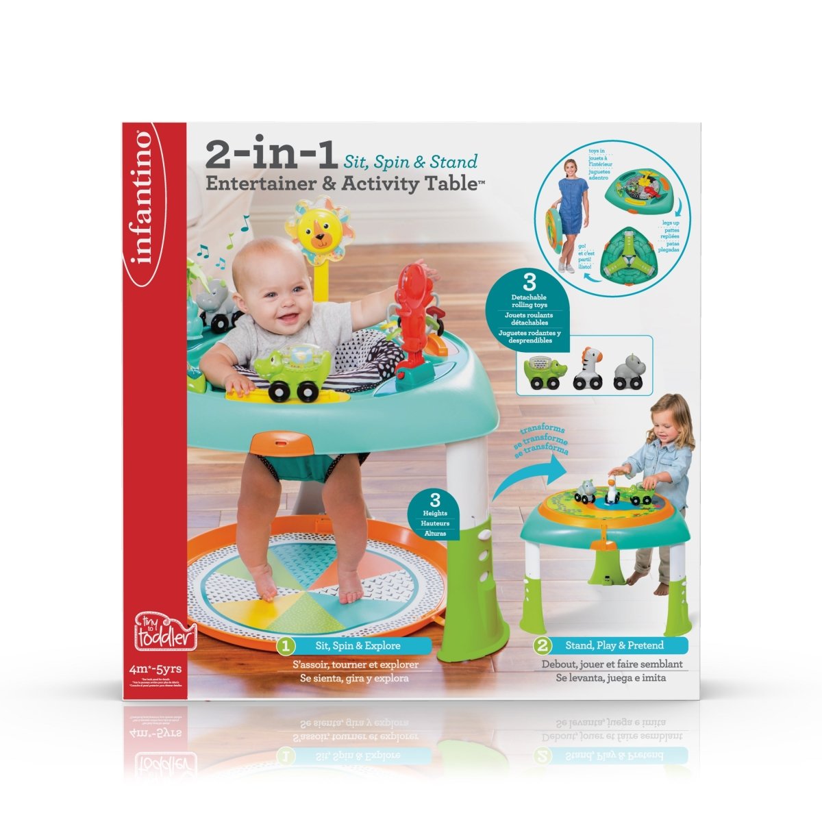 INFANTINO SIT,SPIN&STAND ENTERTAINER 360SEAT - Premium for Kids in Qatar | Toysaro.com
