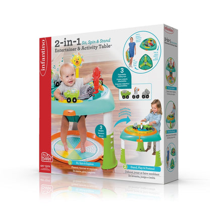 INFANTINO SIT,SPIN&STAND ENTERTAINER 360SEAT - Premium for Kids in Qatar | Toysaro.com