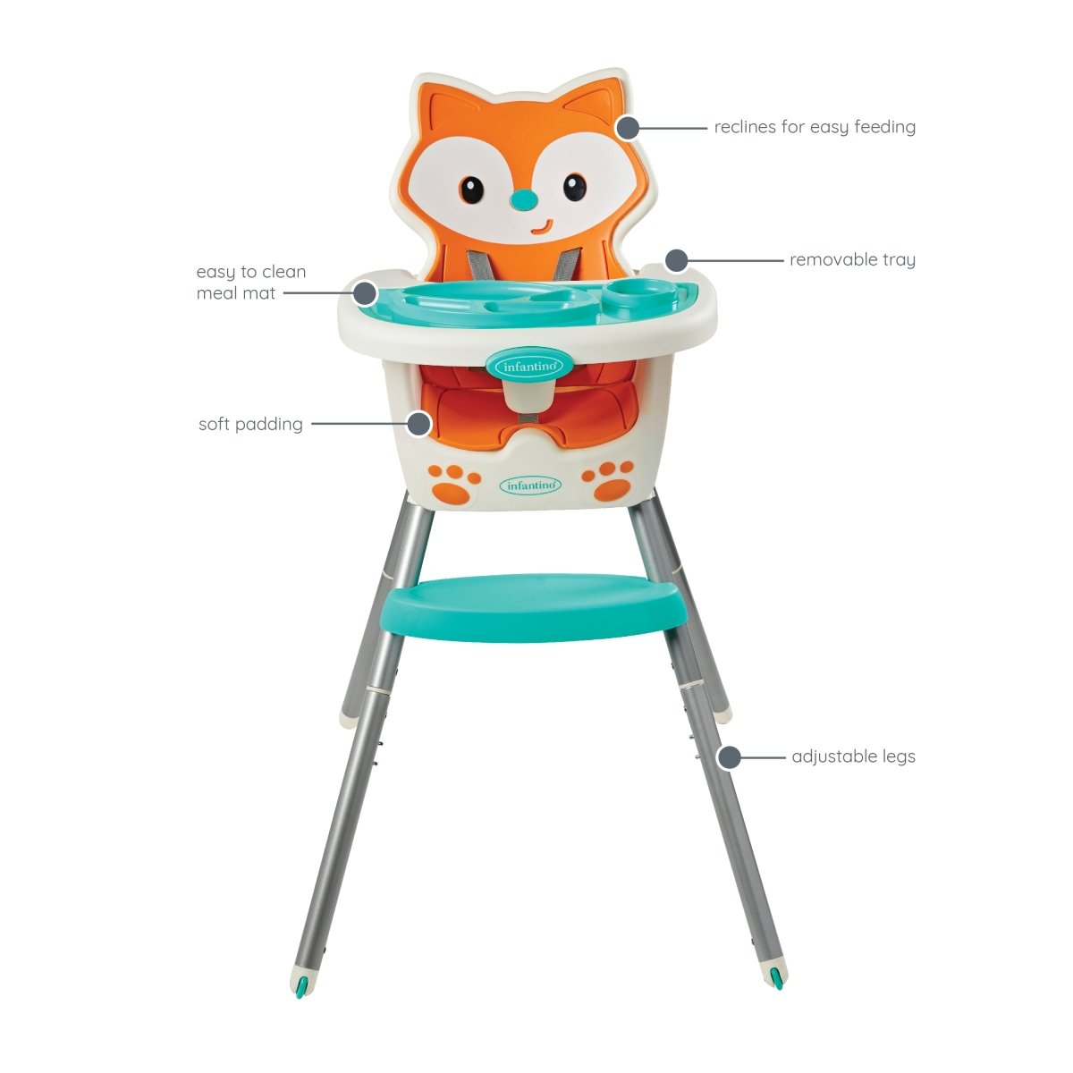 GROW - WITH - ME 4 - IN - 1 CONVERTIBLE HIGH CHAIR - Premium for Kids in Qatar | Toysaro.com