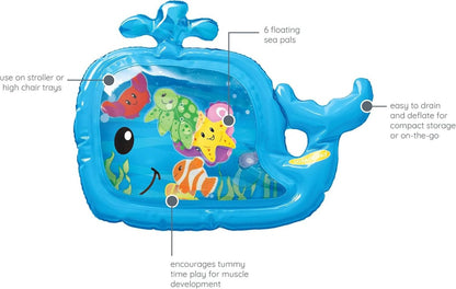 INFANTINO SENSORY - PAT & PLAY WATER MAT - WHALE - Premium for Kids in Qatar | Toysaro.com