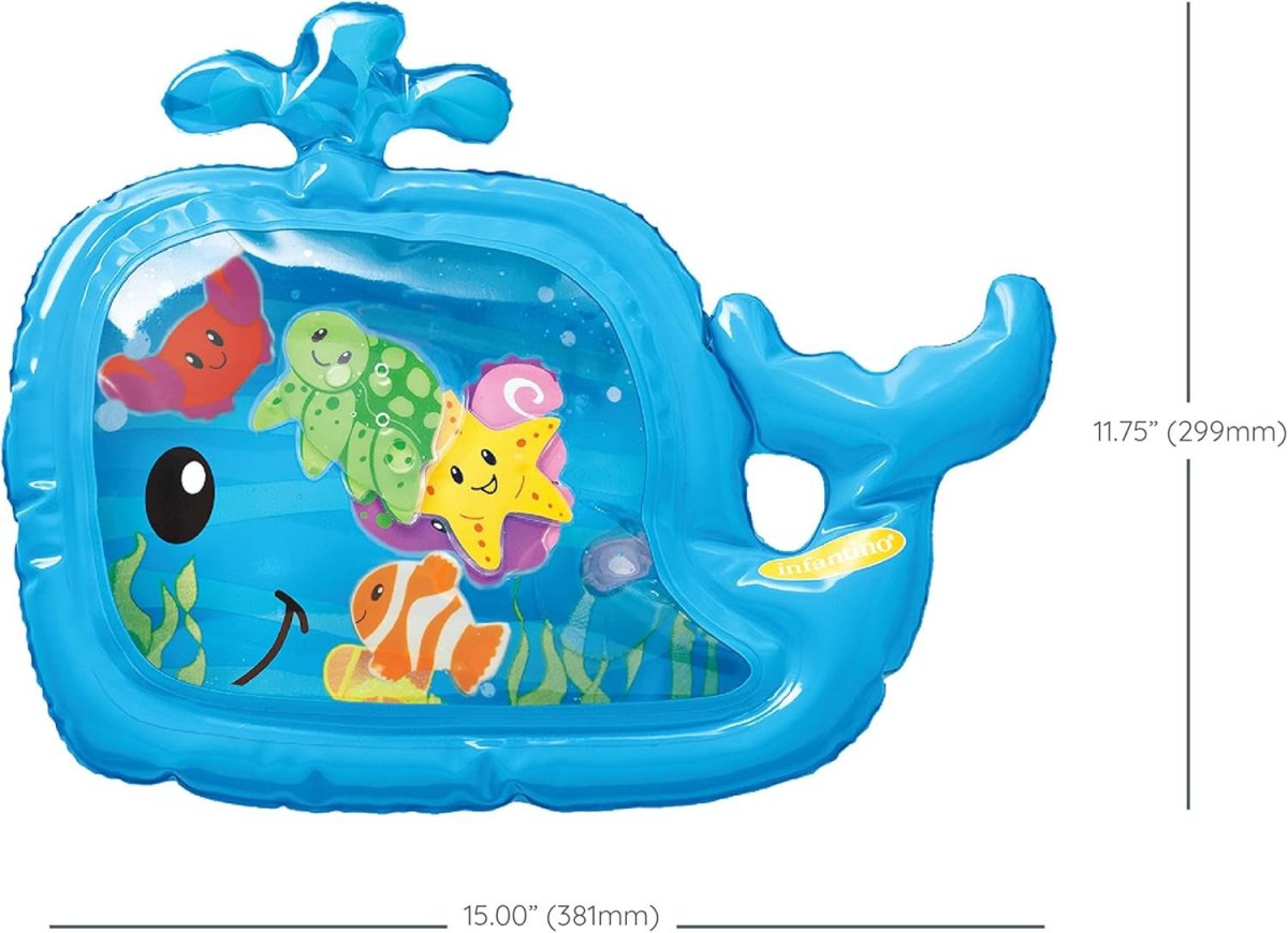 INFANTINO SENSORY - PAT & PLAY WATER MAT - WHALE - Premium for Kids in Qatar | Toysaro.com