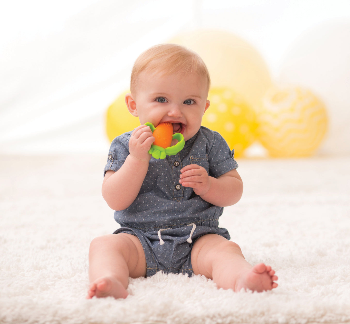 GOOD BITES TEXTURED CARROT TEETHER INFANTINO