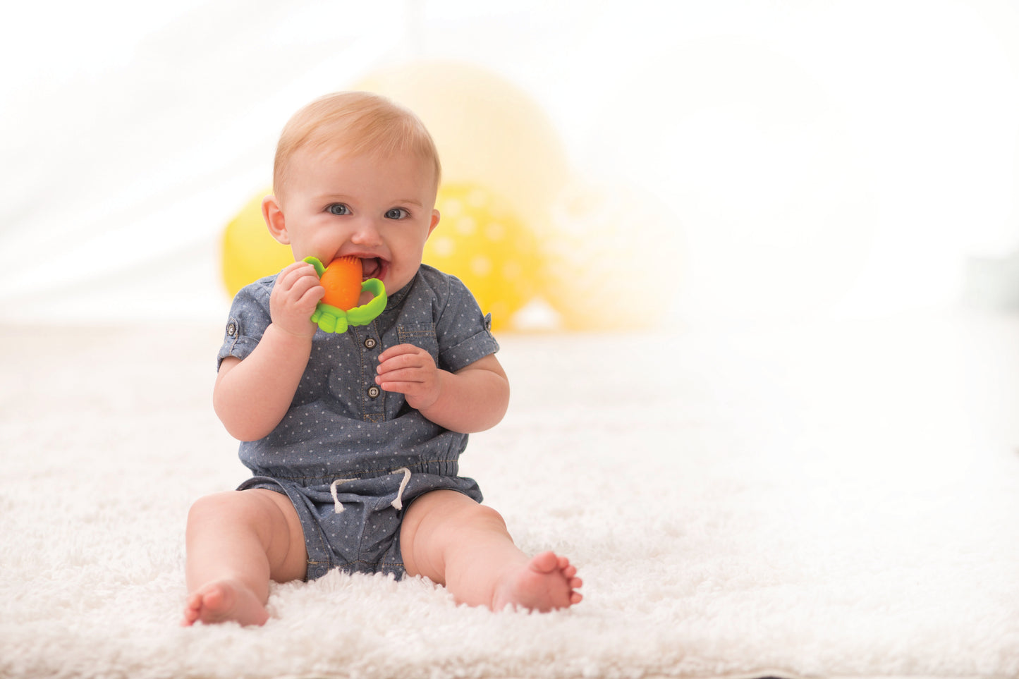 GOOD BITES TEXTURED CARROT TEETHER INFANTINO