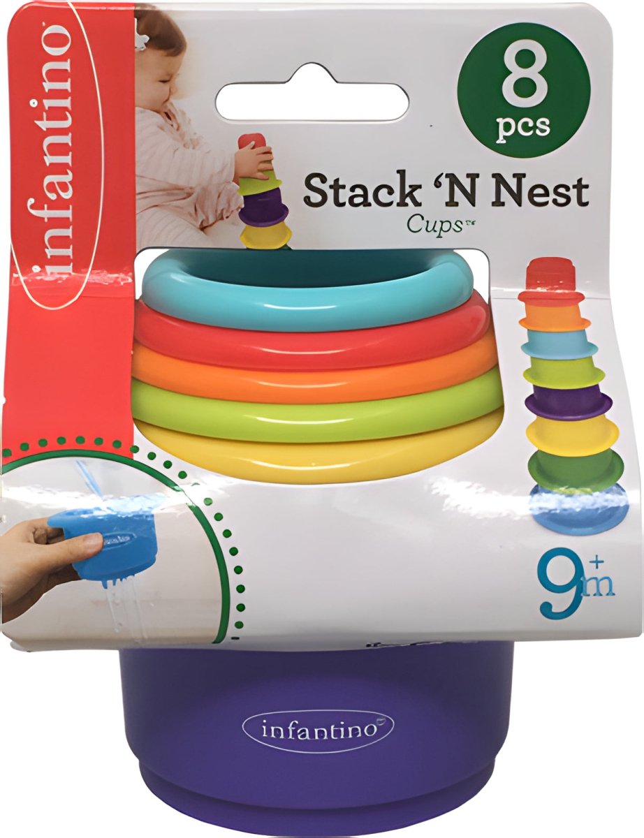 INFANTINO STACK'N NEST CUPS - Premium for Kids in Qatar | Toysaro.com