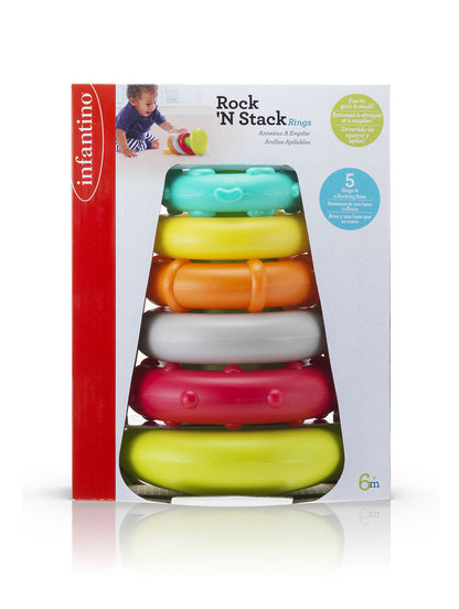 INFANTINO  ROCK'N STACK RINGS