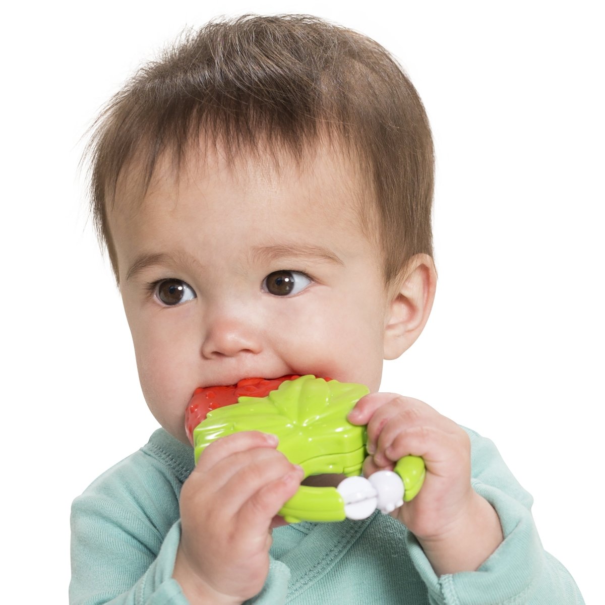 INFANTINO VIBRATING TEETHER - STRAWBERRY - Premium for Kids in Qatar | Toysaro.com