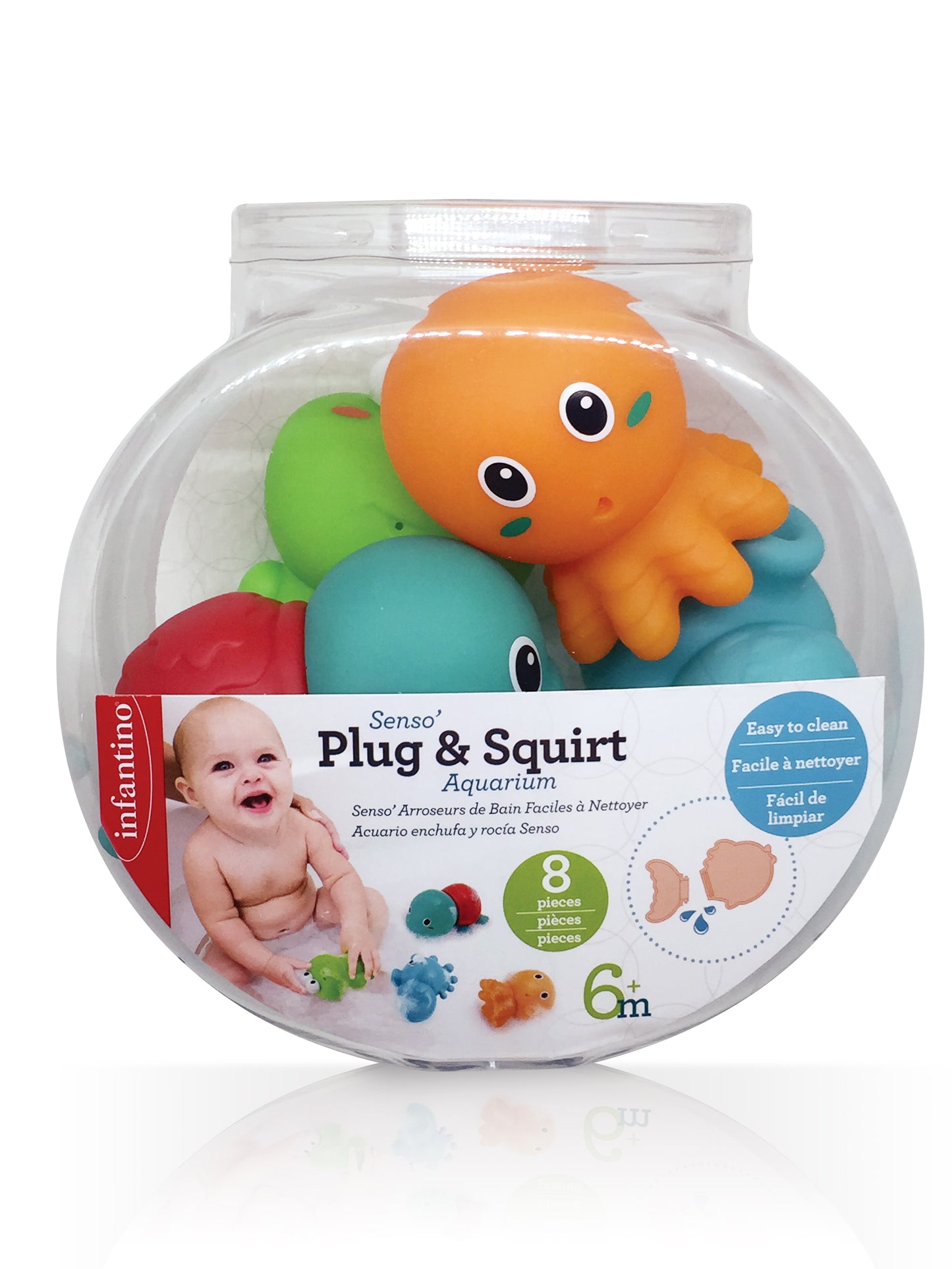 INFANTINO SENSO PLUG & SQUIRT AQUARIUM TOYS