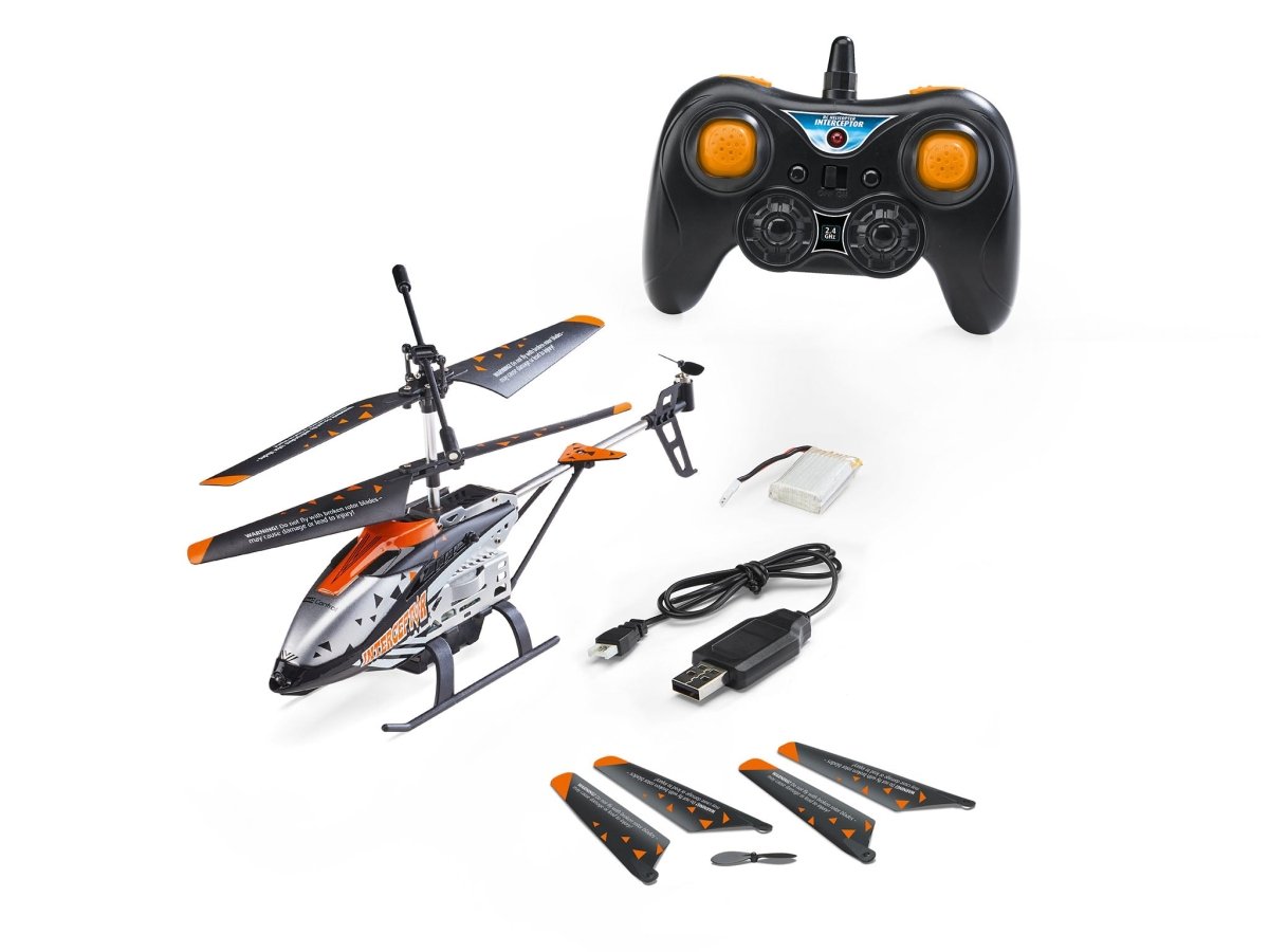 RC HELICOPTER "INTERCEPTOR" ANTI COLLISION - Premium for Kids in Qatar | Toysaro.com