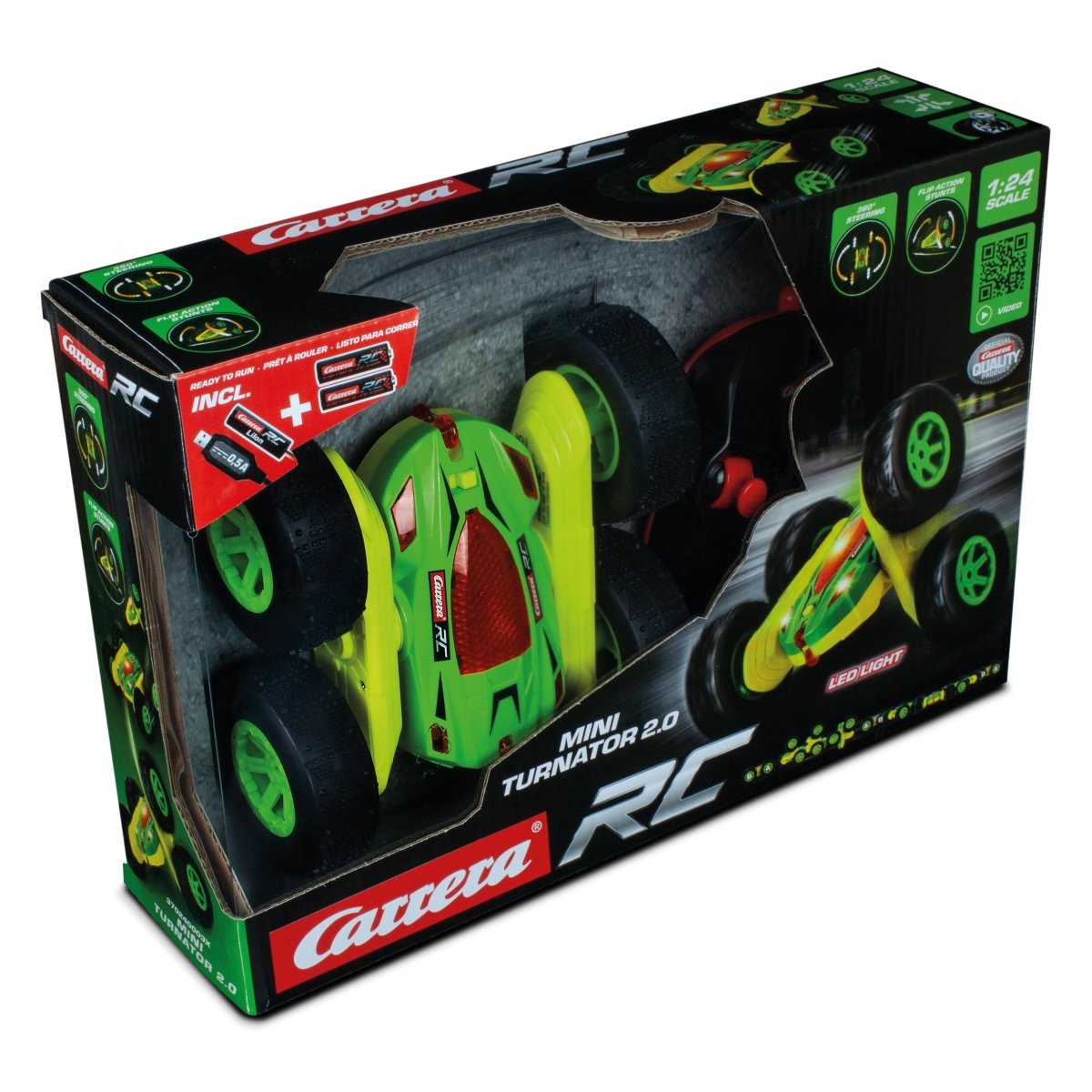 R/C MINI TURNATOR W/LIGHT 1:24 - Premium for Kids in Qatar | Toysaro.com
