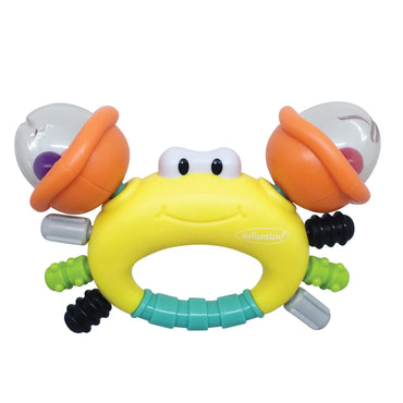INFANTINO  SAND CRAB RATTLE & TEETHER
