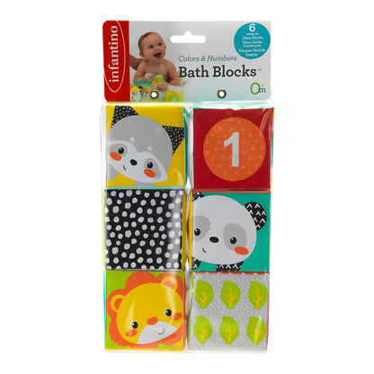 COLORS & NUMBERS BATH BLOCKS (3 PCS)
