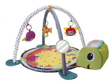 INFANTINO GROW-WITH-ME  ACTIVITY GYM/PLAYMAT  & BALL PIT FOR BABY SUITABLE FROM 0 MONTHS-MULTICOLOR
