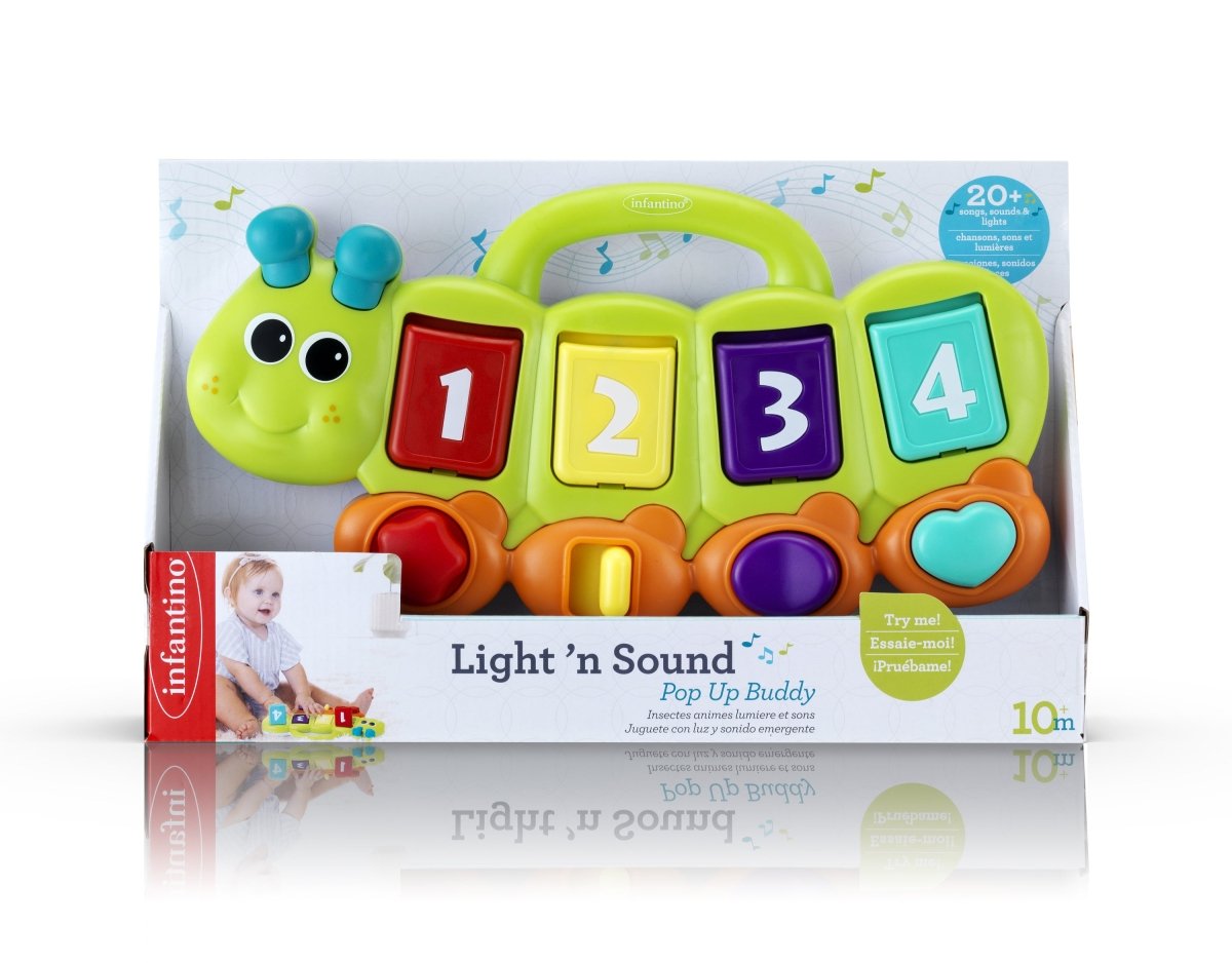 INFANTINO LIGHT N SOUND POP UP BUDDY - Premium for Kids in Qatar | Toysaro.com
