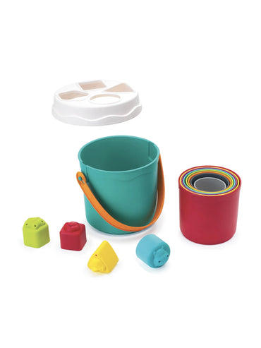 INFANTINO SHAPE SORTING STACK N NEST BUCKETS (10 PCS)