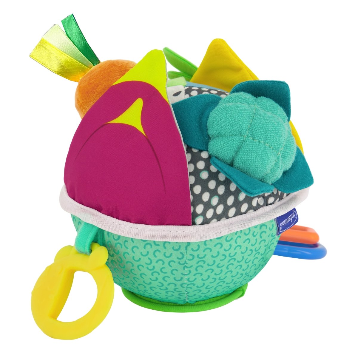 Infantino Busy Lil’ Sensory Ball Toy – Multicolor Baby Toy for 3+ Months | Premium Infant Toy in Qatar – Toysaro
