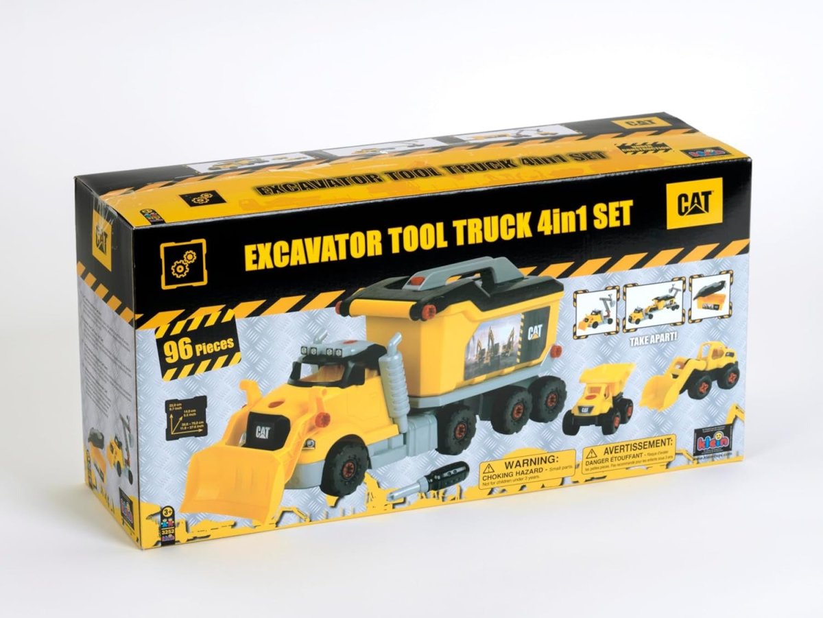 CAT SCREWTRUCK 4IN1 - Premium for Kids in Qatar | Toysaro.com