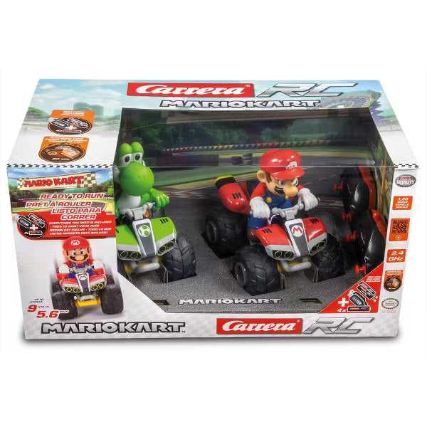 RC MARIO KART TWIN PACK MARIO QUAD 1:40  MARIO & YOSHI