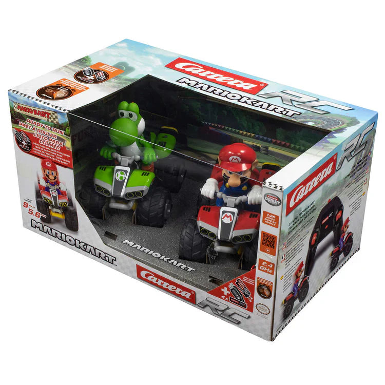 RC MARIO KART TWIN PACK MARIO QUAD 1:40  MARIO & YOSHI