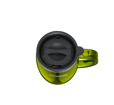 THERMOS STAINLESS STEEL WITH PLASTIC COVER DESKTOP MUG 350ML , LIME GREEN - Premium for Kids in Qatar | Toysaro.com