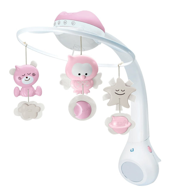 3 IN 1 PROJECTOR MUSICAL MOBILE (PINK) - Premium for Kids in Qatar | Toysaro.com