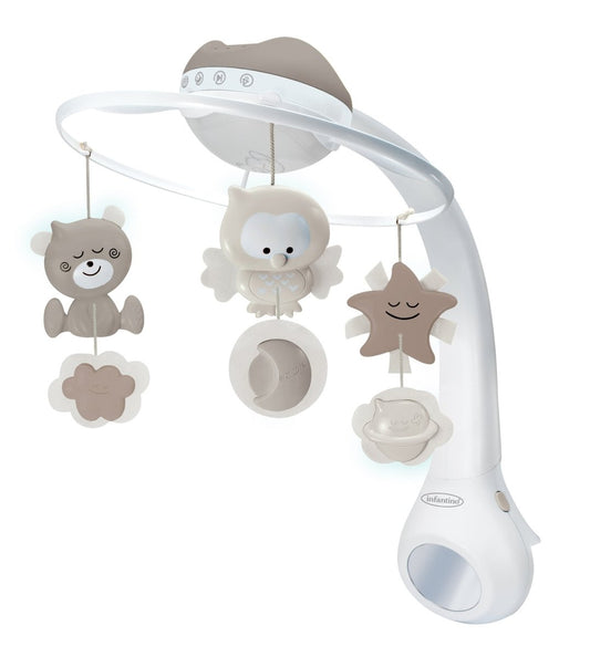 INFANTINO 3 IN 1 PROJECTOR MUSICAL MOBILE (ECRU) - Premium for Kids in Qatar | Toysaro.com