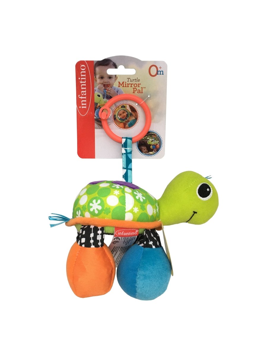 INFANTINO TURTLE MIRROR PAL - GREEN - Premium for Kids in Qatar | Toysaro.com