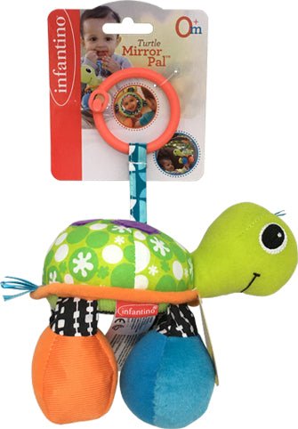INFANTINO TURTLE MIRROR PAL - GREEN - Premium for Kids in Qatar | Toysaro.com