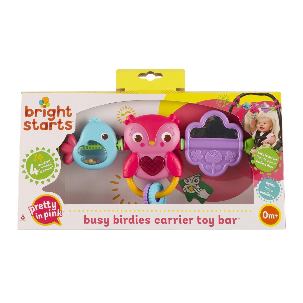 BRIGHT STARTS™ BUSY BIRDIES CARRIER TOY BAR TAKE - ALONG TOY - Premium for Kids in Qatar | Toysaro.com