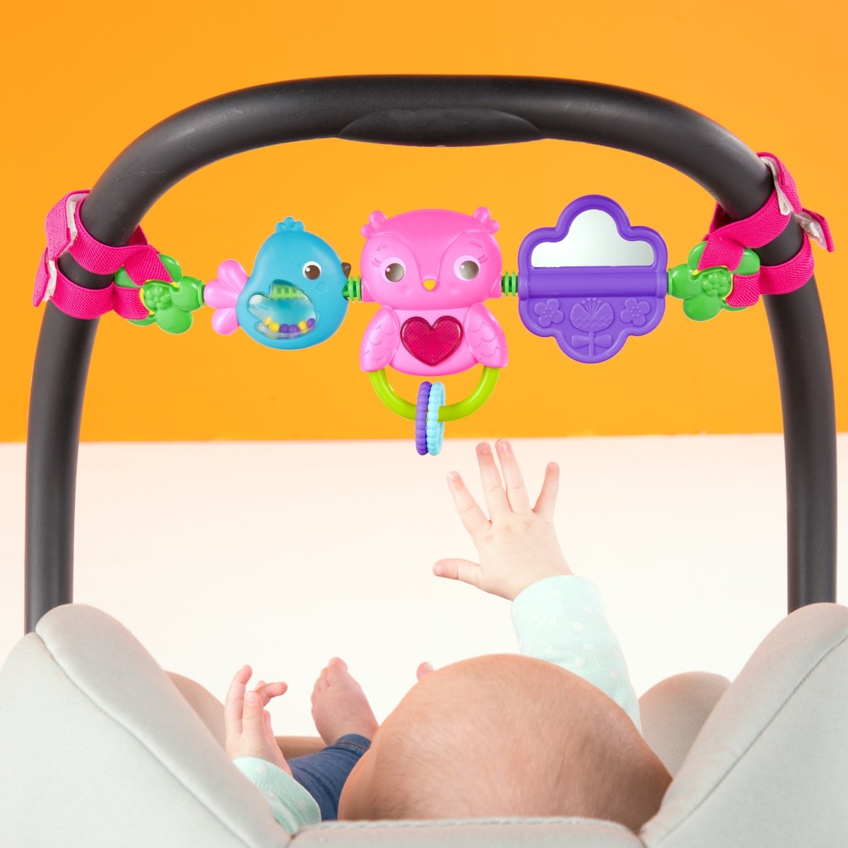 BRIGHT STARTS™ BUSY BIRDIES CARRIER TOY BAR TAKE - ALONG TOY - Premium for Kids in Qatar | Toysaro.com