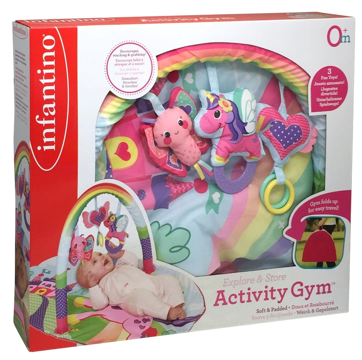 INFANTINO EXPLORE & STORE ACTIVITY GYM (SPARKLE) - Premium for Kids in Qatar | Toysaro.com
