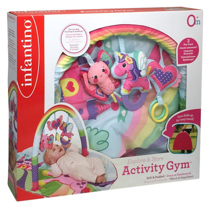 INFANTINO EXPLORE & STORE ACTIVITY GYM (SPARKLE) - Premium for Kids in Qatar | Toysaro.com