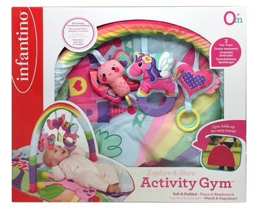 INFANTINO EXPLORE & STORE ACTIVITY GYM (SPARKLE) - Premium for Kids in Qatar | Toysaro.com