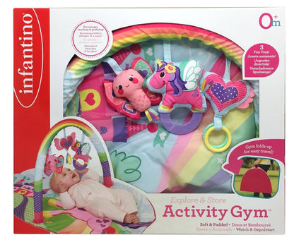 INFANTINO EXPLORE & STORE ACTIVITY GYM (SPARKLE) - Premium for Kids in Qatar | Toysaro.com
