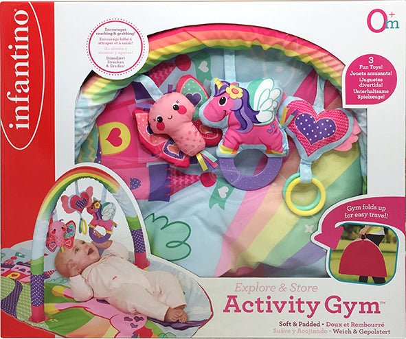 INFANTINO EXPLORE & STORE ACTIVITY GYM (SPARKLE) - Premium for Kids in Qatar | Toysaro.com