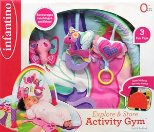 INFANTINO EXPLORE & STORE ACTIVITY GYM (SPARKLE) - Premium for Kids in Qatar | Toysaro.com