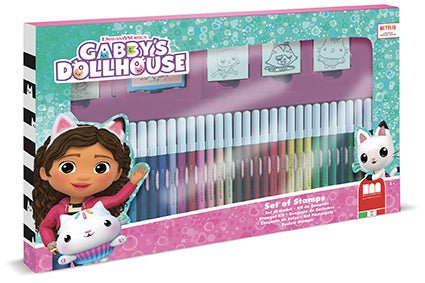 GABBYS DOLL HOUSE 36 FELT TIP PENS - Premium for Kids in Qatar | Toysaro.com