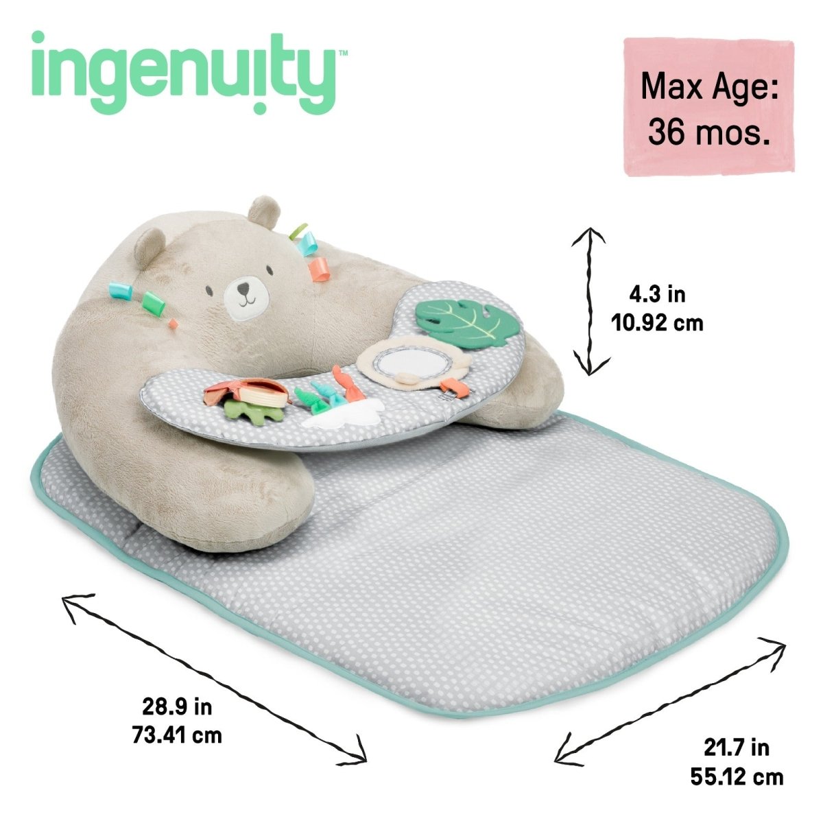COZY PROP 4 - IN - 1 SIT UP & ACTIVITY MAT - Premium for Kids in Qatar | Toysaro.com