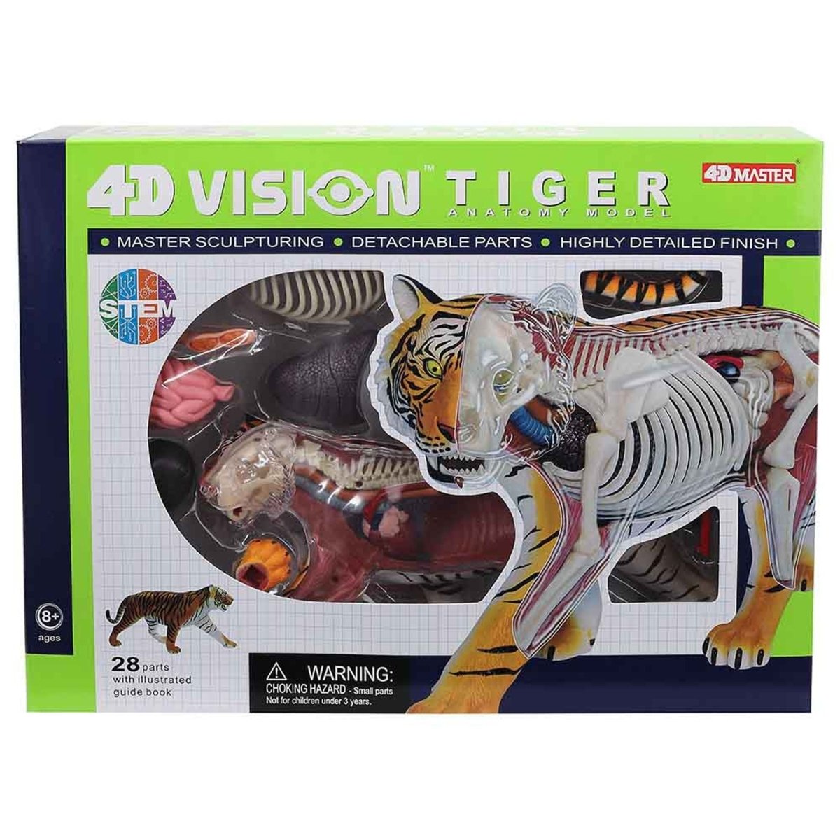 4D VISION ANIMAL - TIGER - Premium for Kids in Qatar | Toysaro.com