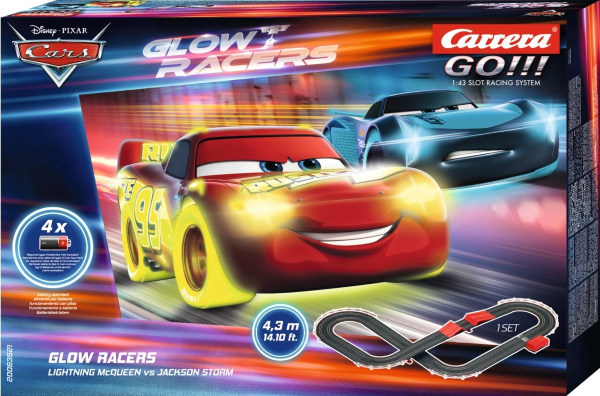 GO! CARS GLOW RACERS(4.3M) - Premium for Kids in Qatar | Toysaro.com