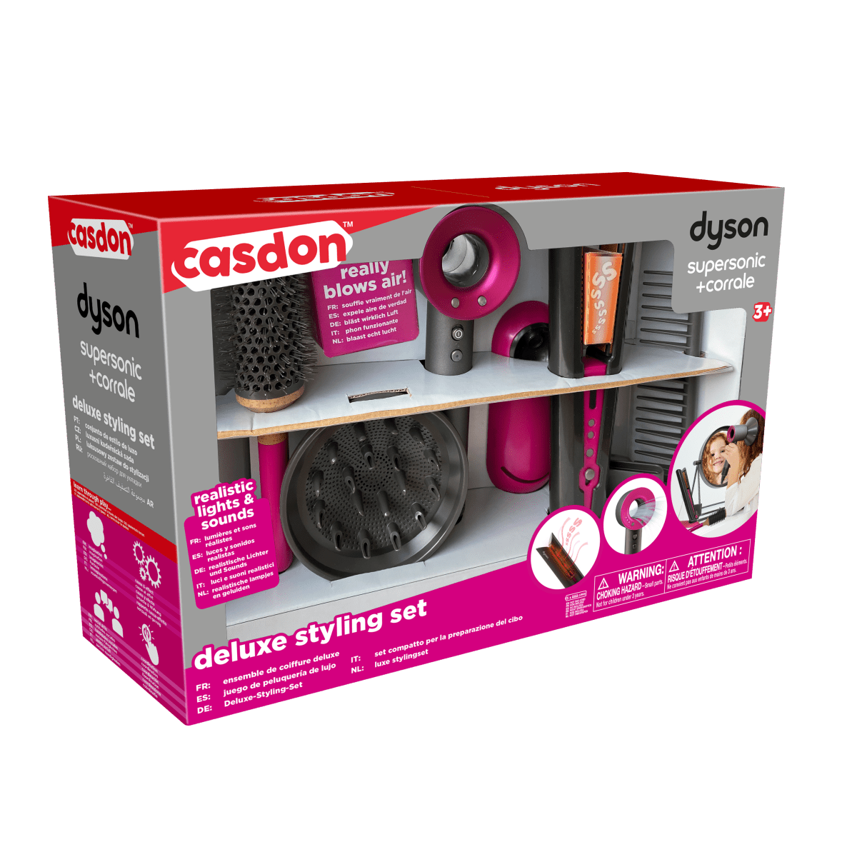 CASDON DYSON SUPERSONIC & CORRALE DELUXE STYLING SET - Premium for Kids in Qatar | Toysaro.com