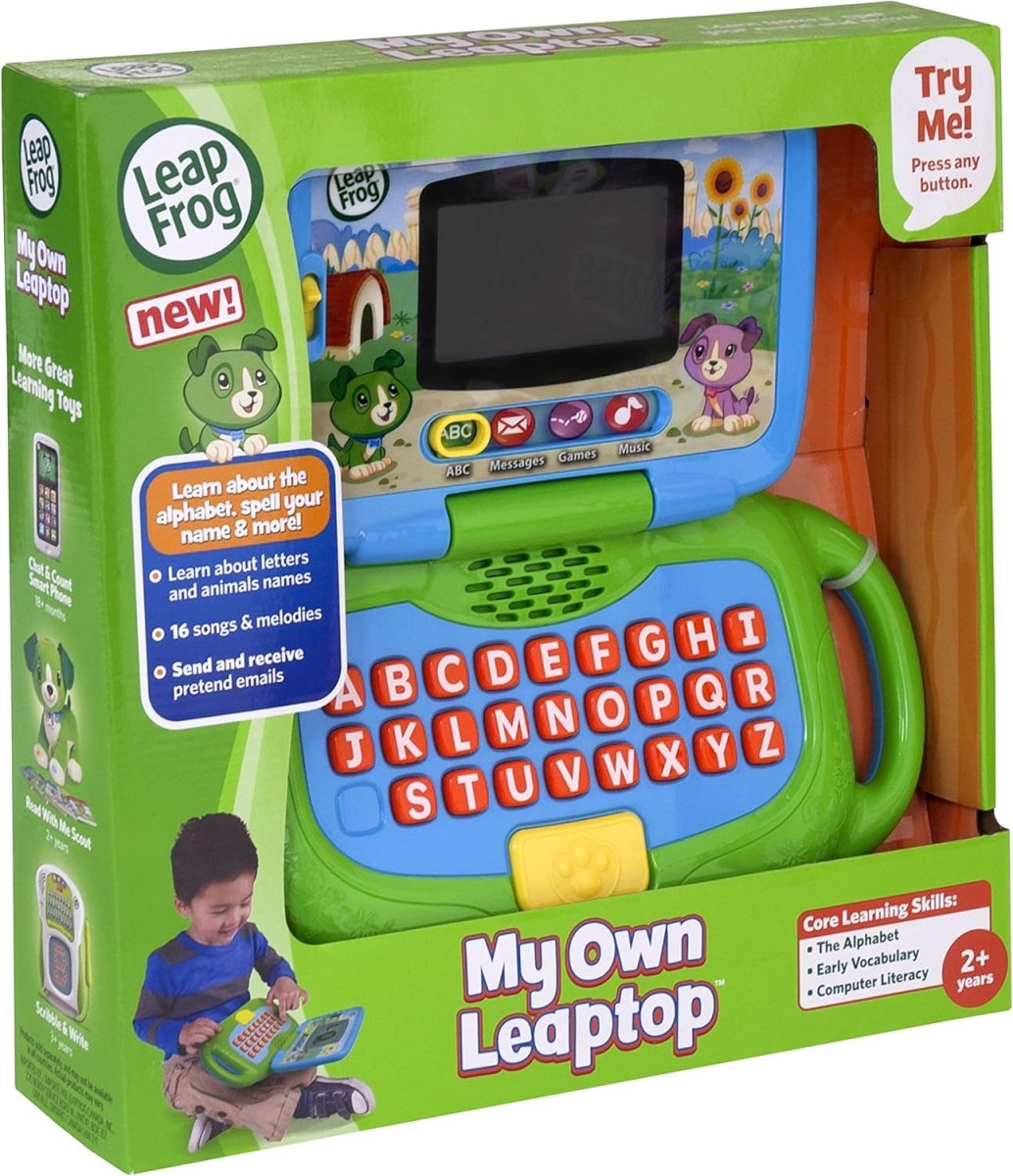 LEAPFROG MY OWN LEAPTOP, GREEN - Premium for Kids in Qatar | Toysaro.com