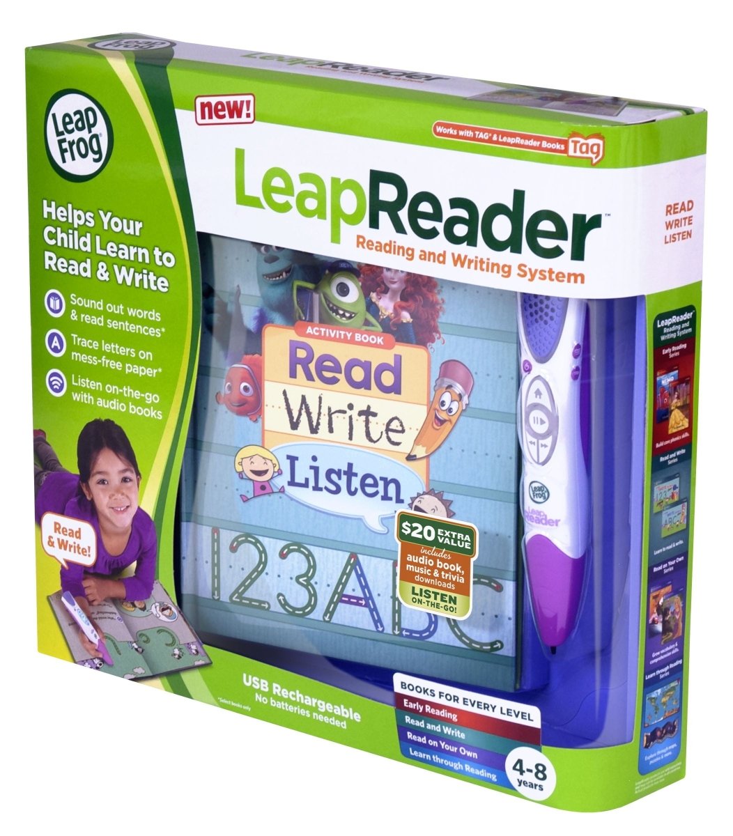 LEAPFROG LEAPREADER READING AND WRITING SYSTEM - PINK - Premium for Kids in Qatar | Toysaro.com